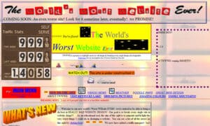 bad website designs