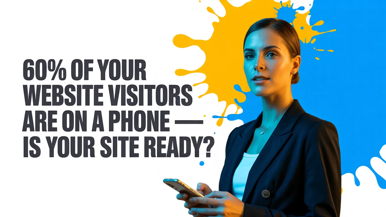 60% of Your Website Visitors Are on a Phone — Is Your Site Ready?