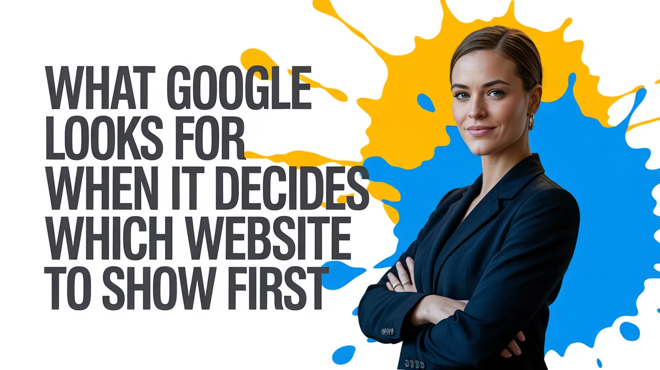 What Google Looks for When It Decides Which Website to Show First