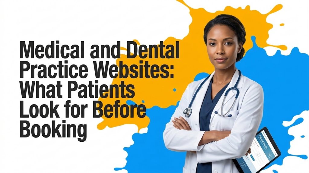Medical and Dental Practice Websites What Patients Look for Before Booking