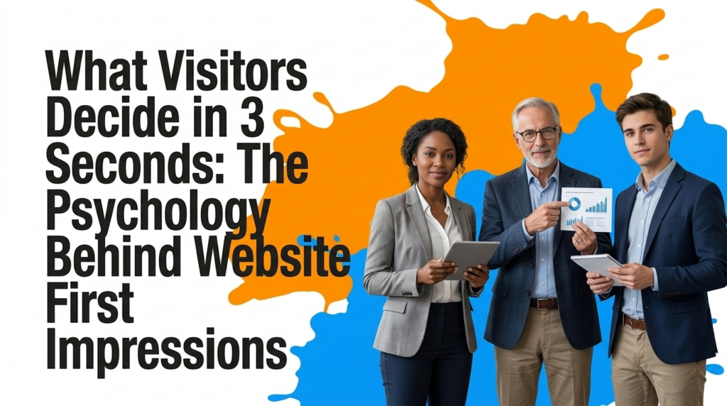 What Visitors Decide in 3 Seconds The Psychology Behind Website First Impressions