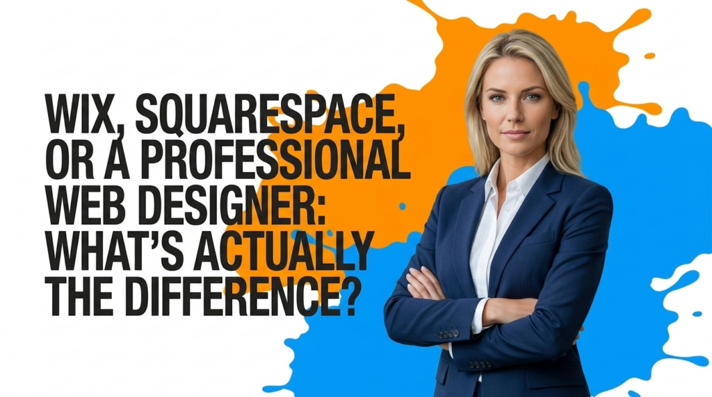 Wix, Squarespace, or a Professional Web Designer What's Actually the Difference