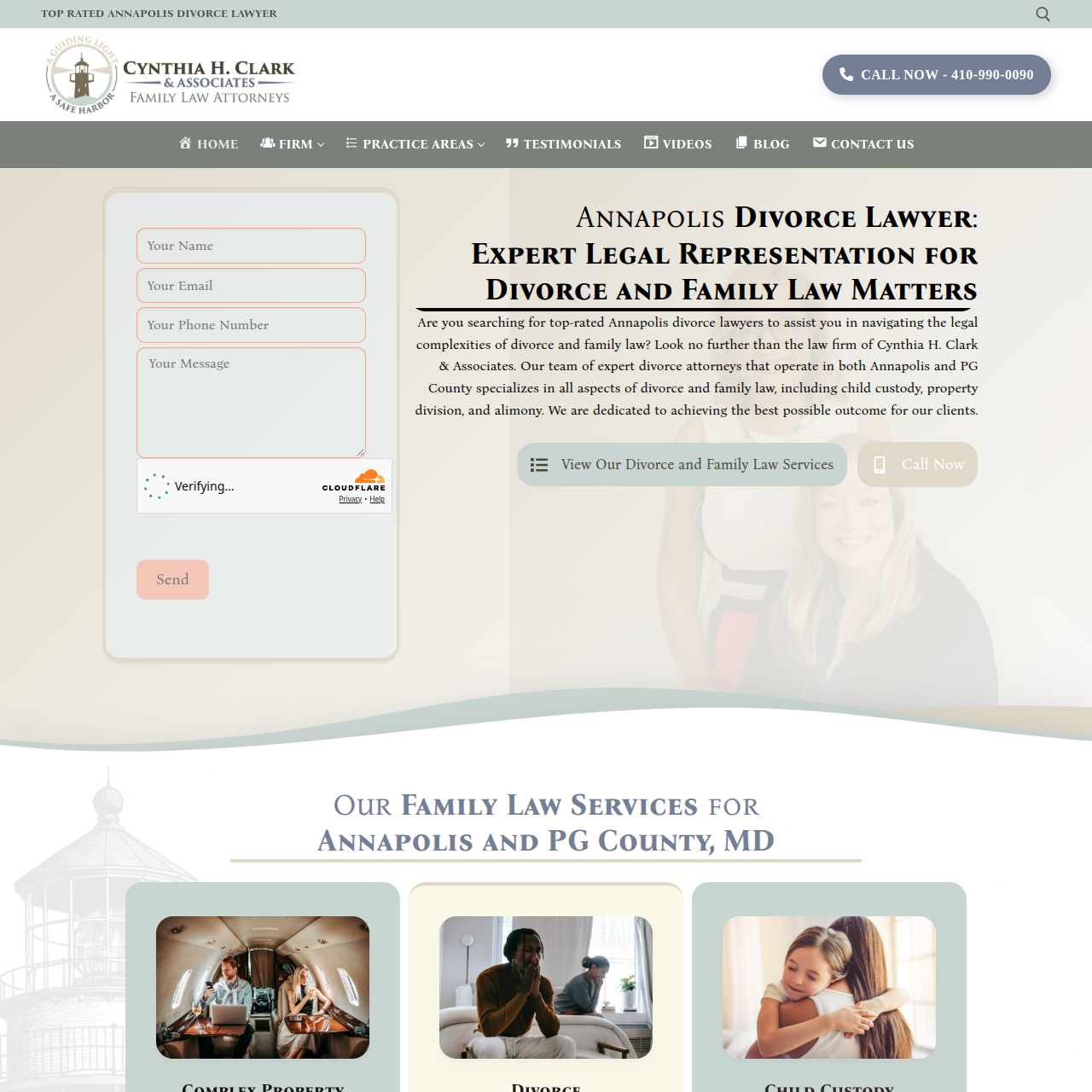 Homepage of the Cynthia H. Clark & Associates website